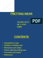 FRETTING WEAR