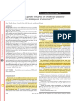 Wardle Et Al., 2008 - Evidence For A Strong Genetic Influence On Childhood Adiposity Despite The Force of The Obesogenic Environment