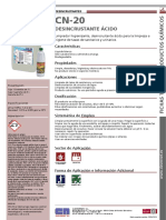 Producto Regenerador Biodegrable CN-20 PDF