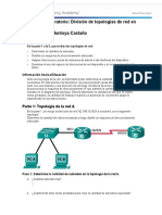 Práctica de laboratorio: División de topologías de red en subredes