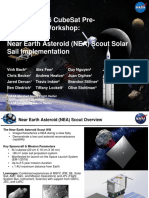 Smallsat 2016 Cubesat Pre-Conference Workshop: Near Earth Asteroid (Nea) Scout Solar Sail Implementation