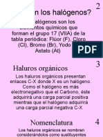 Halogenuros Orgánicos