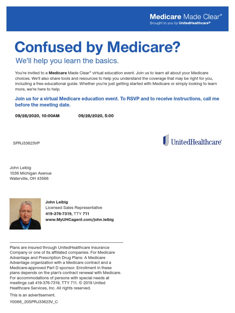 Medicare Made Clear Virtual Meeting Postcard PDF