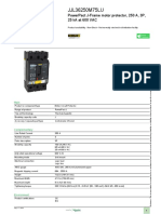 JJL36250M75LU: Product Data Sheet
