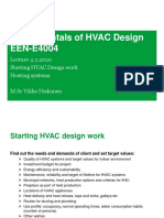 Fundamentals of HVAC Design EEN-E4004: Starting HVAC Design Work Heating Systems M.SC Vikke Niskanen