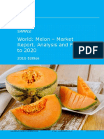 World: Melon - Market Report. Analysis and Forecast To 2020: Sample