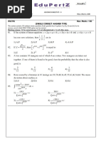 Jee Main Assignment - 3 QP