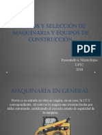 Riesgos y Selección de Maquinaria y Equipos de Construcción