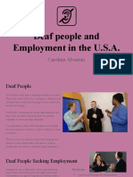Deaf People and Employment in The U.S.A.