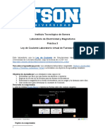 Práctica 3 - Ley de Coulomb Laboratorio de Fuerzas Eléctricas