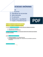 Resumen Clase 12 Sociedad Anonima, Asableas Ordinaria Extraordinaria