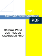 M-At-001 Manual Control de Candena de Frio