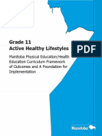 Grade 11 Active Healthy Lifestyles