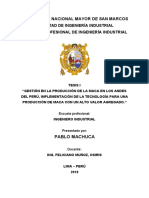 Industrializacion de La Maca en El Peru