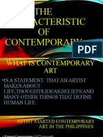 THE Characteristic OF Contemporary
