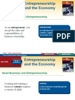 Small Business and Entrepreneurship: As An Entrepreneur, You Accept The Risks and Responsibilities of Business Ownership