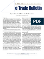 Beyond Exports: A Better Case For Free Trade, Cato Free Trade Bulletin No. 43