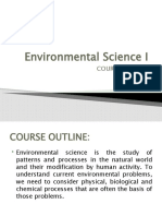 Environmental Science I Outline