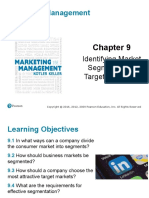 Marketing Management: Identifying Market Segments and Target Marketing