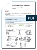 Facultad de Ciencias de La Educación CURSO: Technical English UNIT 1: Please Call Me Beth