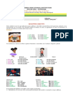 Qualifying Adjectives Activity #5 Second Term.....