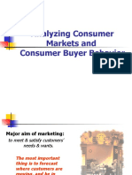 Analyzing Consumer Markets and Consumer Buying Behavior
