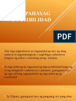 Pagpapahayag NG Posibilidad - FILIPINO VII