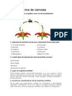 Cuestionarios de Ciencias