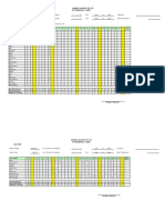 Shiners Facilities Pte LTD Attendance Sheet: Staff's Signature