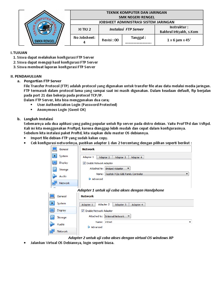 Jobsheet 4 - FTP | PDF