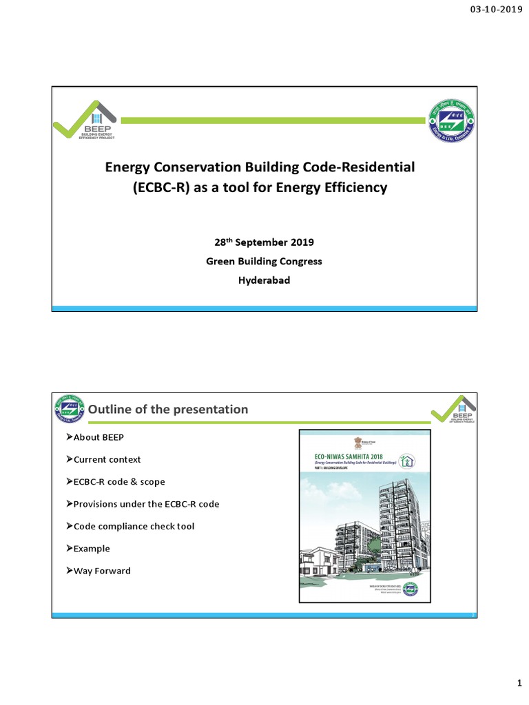 ECBC-R: Energy Code for Homes | PDF | Architectural Design | Architecture