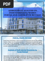 Approximate Analysis Method Portal and Cantilever