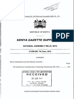 Received: Kenya Gazette Pplement