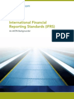 International Financial Reporting Standards (IFRS) : An AICPA Backgrounder
