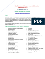 International Journal in Foundations of Computer Science & Information Technology (IJFCSIT)