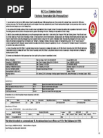 Irctcs E-Ticketing Service Electronic Reservation Slip (Personal User)