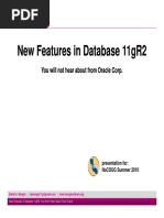 New Features in Database 11gR2 New Features in Database 11gR2