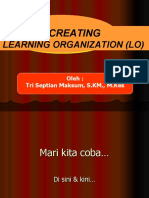 Membangun Organisasi Pembelajaran