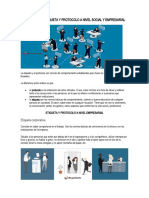 Ejemplos de Etiqueta y Protocolo A Nivel Social y Empresarial