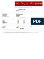 High School (10th) Examination Result - 2015