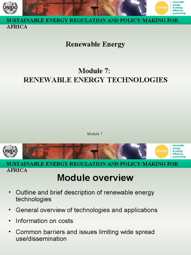 Renewable Energy Technologies in Africa | PDF | Solar Power | Photovoltaics