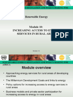 Renewable Energy: Sustainable Energy Regulation and Policy-Making For Africa