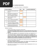 Rapid Assessment of Learning Resources