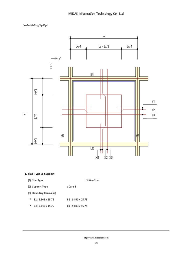 MIDAS Slab Design and Load Analysis | PDF | Civil Engineering ...