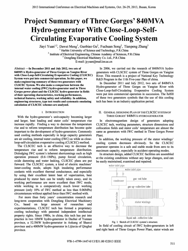 Evap Cooling System | PDF | Coolant | Electric Generator