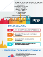 Organisasi Manajemen Pendidikan