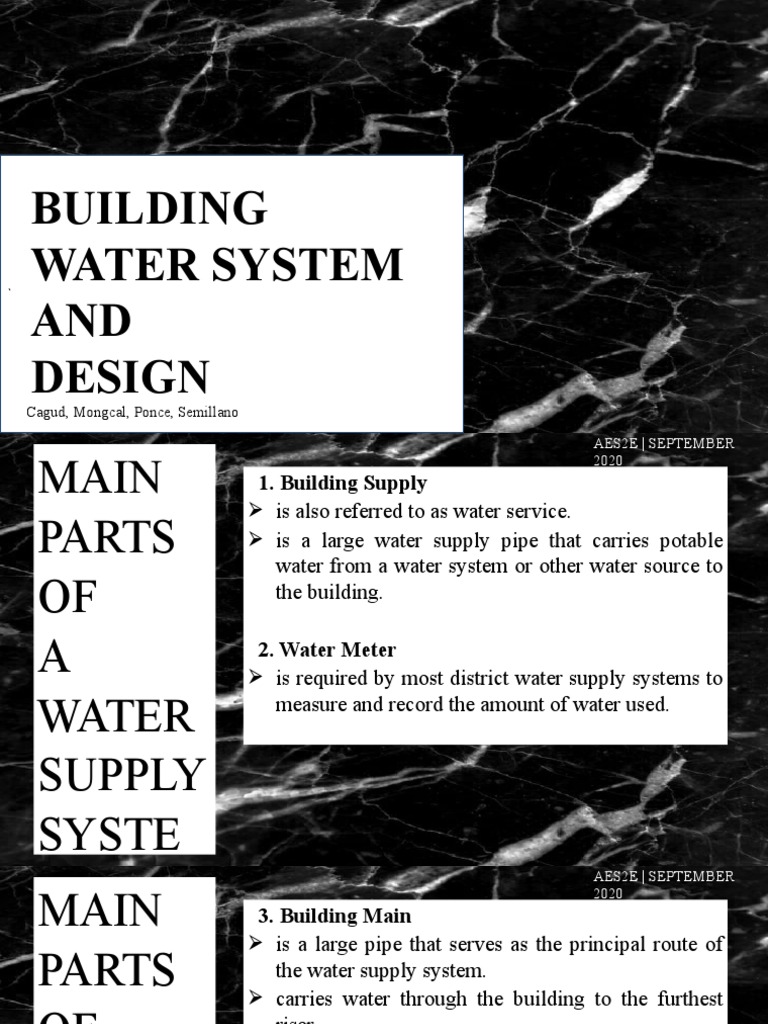 Building Water System AND Design | PDF | Plumbing | Water Heating
