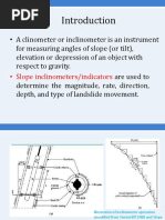 Slope Inclinometers/indicators