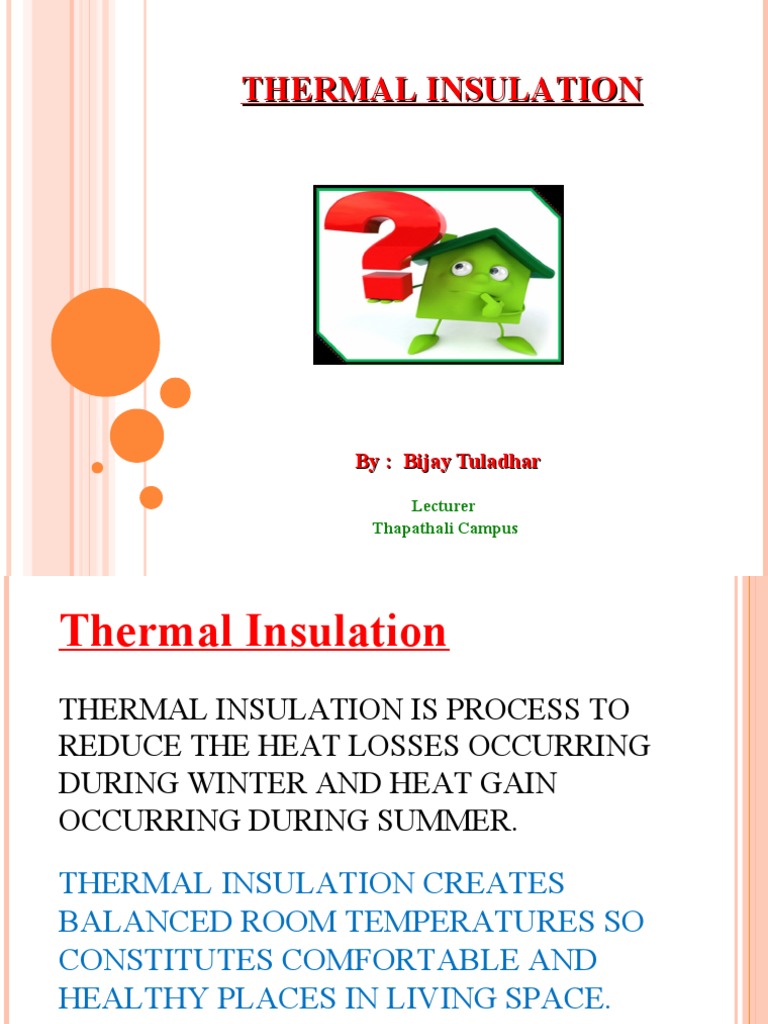 Thermal Insulation Materials Overview | PDF | Building Insulation | Roof