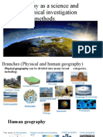 Geography As A Science and Geographical Investigation Methods